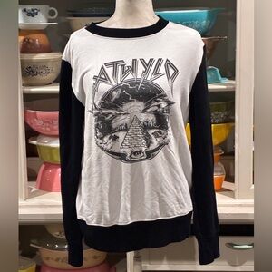 Atwyld Illuminati Out of This World Graphic Crewneck Sweatshirt - Size Large
